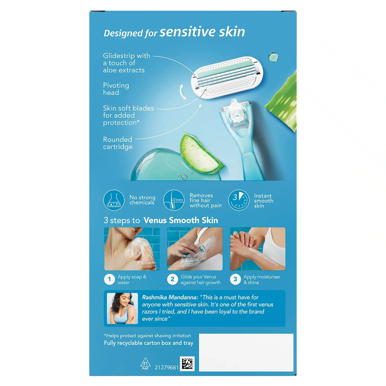 Gillette Venus Smooth Hair Removal Razor for Women3