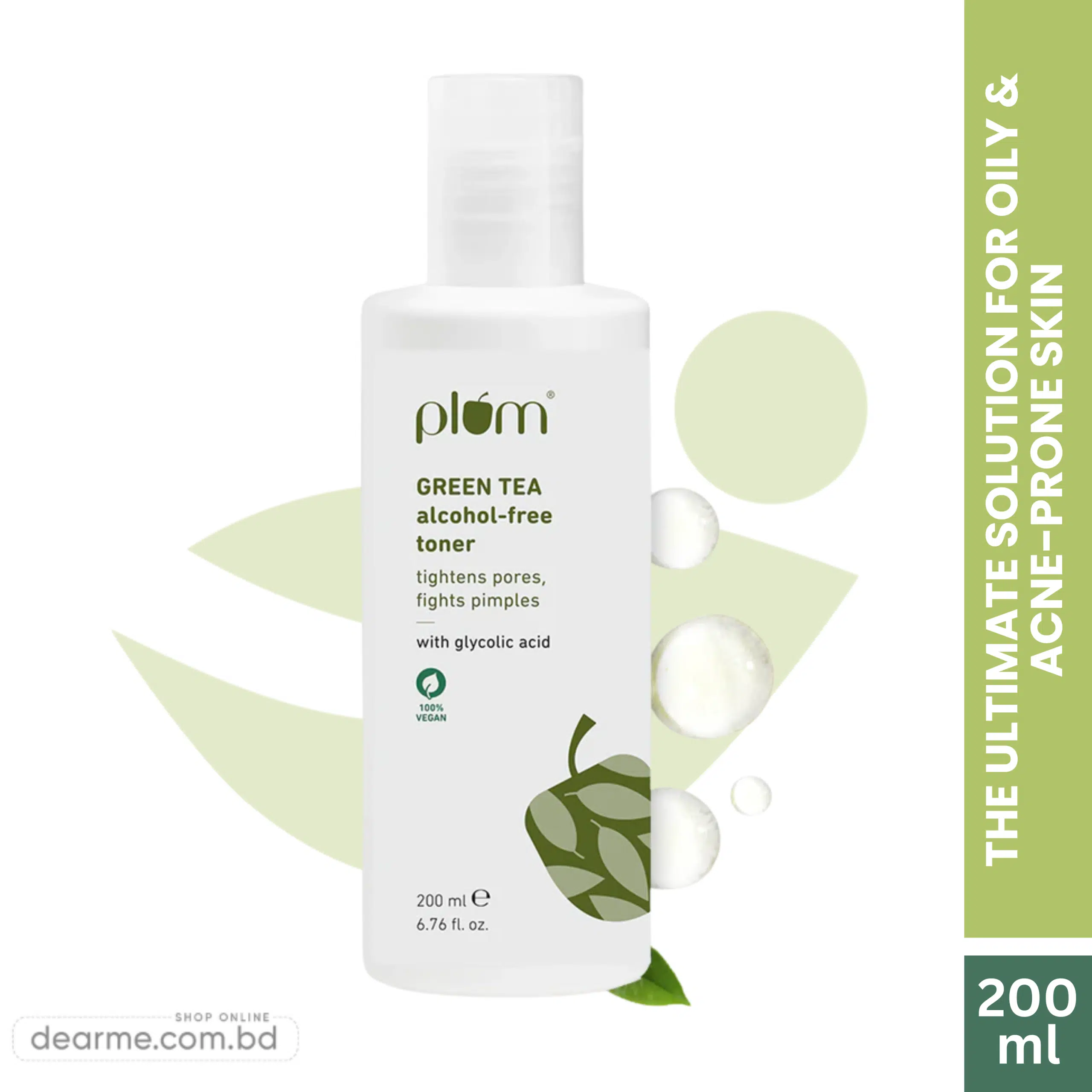 Plum Green Tea Alcohol Free Toner 200l Plum Green Tea Alcohol Free Toner 200l