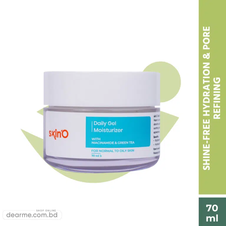 skinO Daily Gel Moisturizer with Niacinamide & Green Tea 70ml