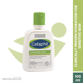 Cetaphil Moisturizing Lotion for Normal to Combination, Sensitive Skin -100 ml