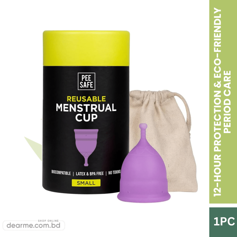 Pee Safe Reusable Menstrual Cup for Women (Small)