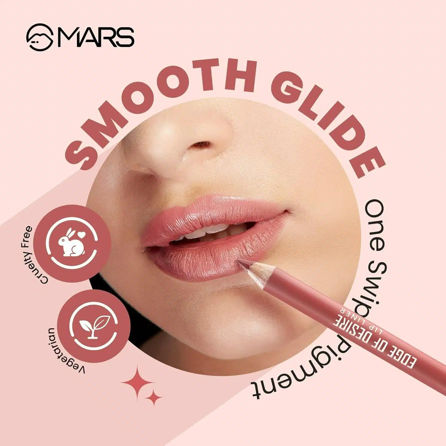 MARS Edge of Desire Lip Liner with Holder Set of 10 1