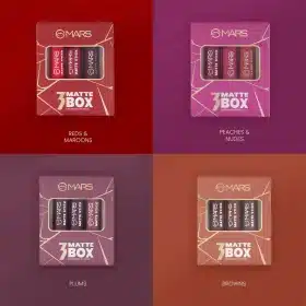 MARS Set of 3 Matte Lipsticks Box