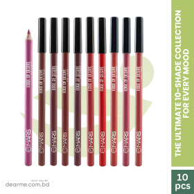 MARS Edge of Desire Lip Liner with Holder Set of 10
