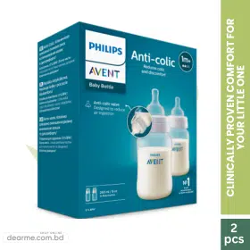 Philips Avent Anti-Colic Baby Bottle (1 Month) – 2 Pack