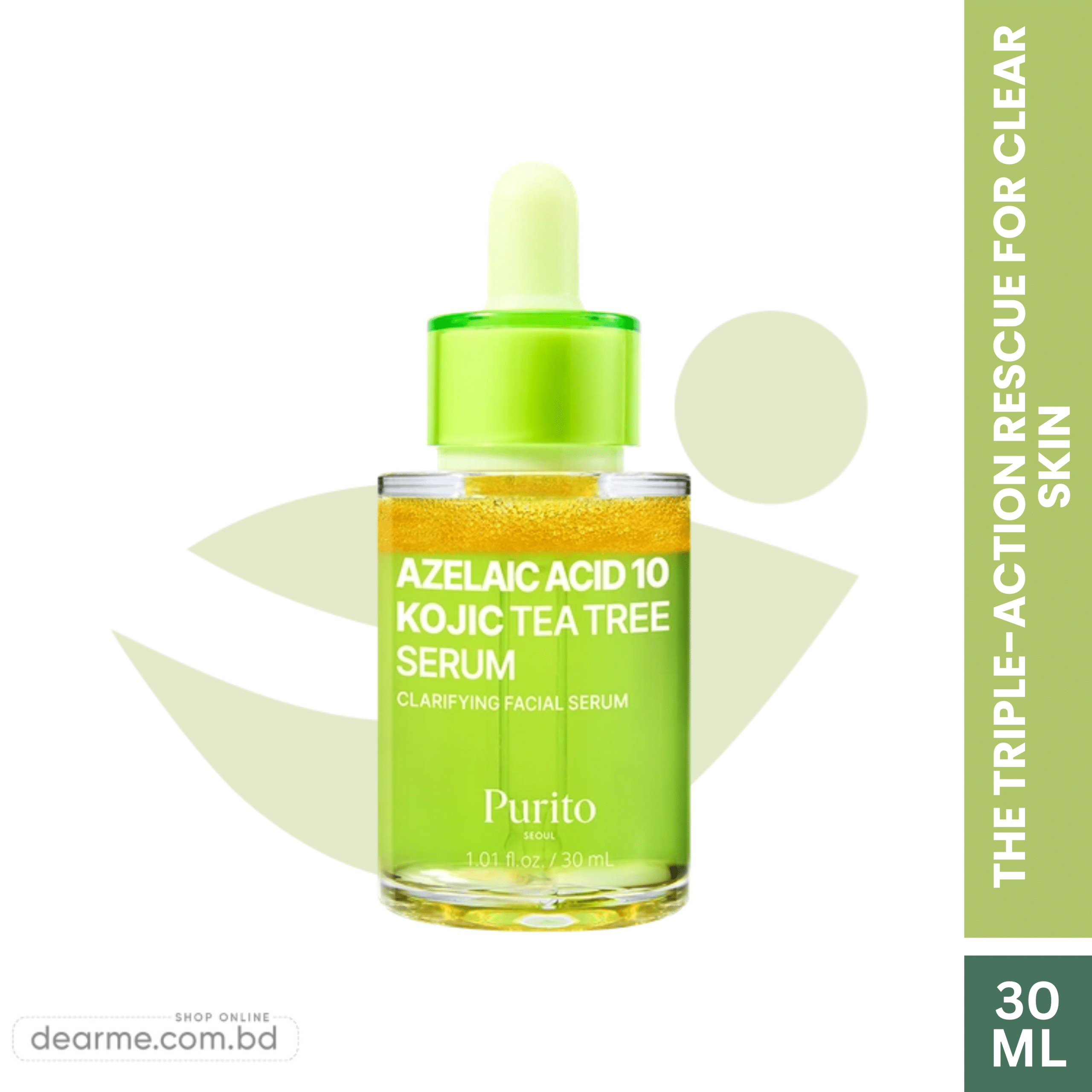 Purito Seoul Azelaic Acid 10 Kojic Azulene Serum 30ml