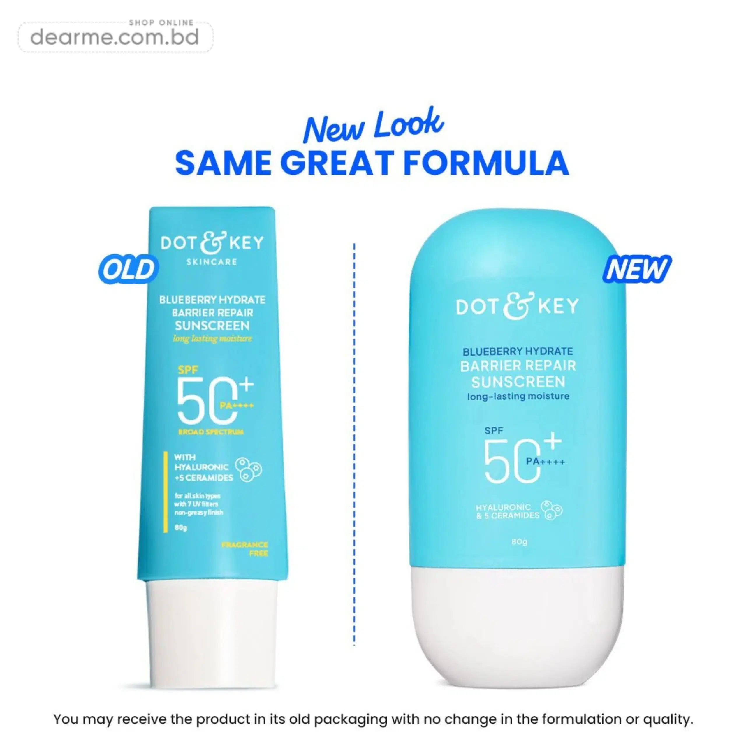 DOT & KEY Blueberry Hydrate Barrier Repair Sunscreen DOT & KEY Blueberry Hydrate Barrier Repair Sunscreen