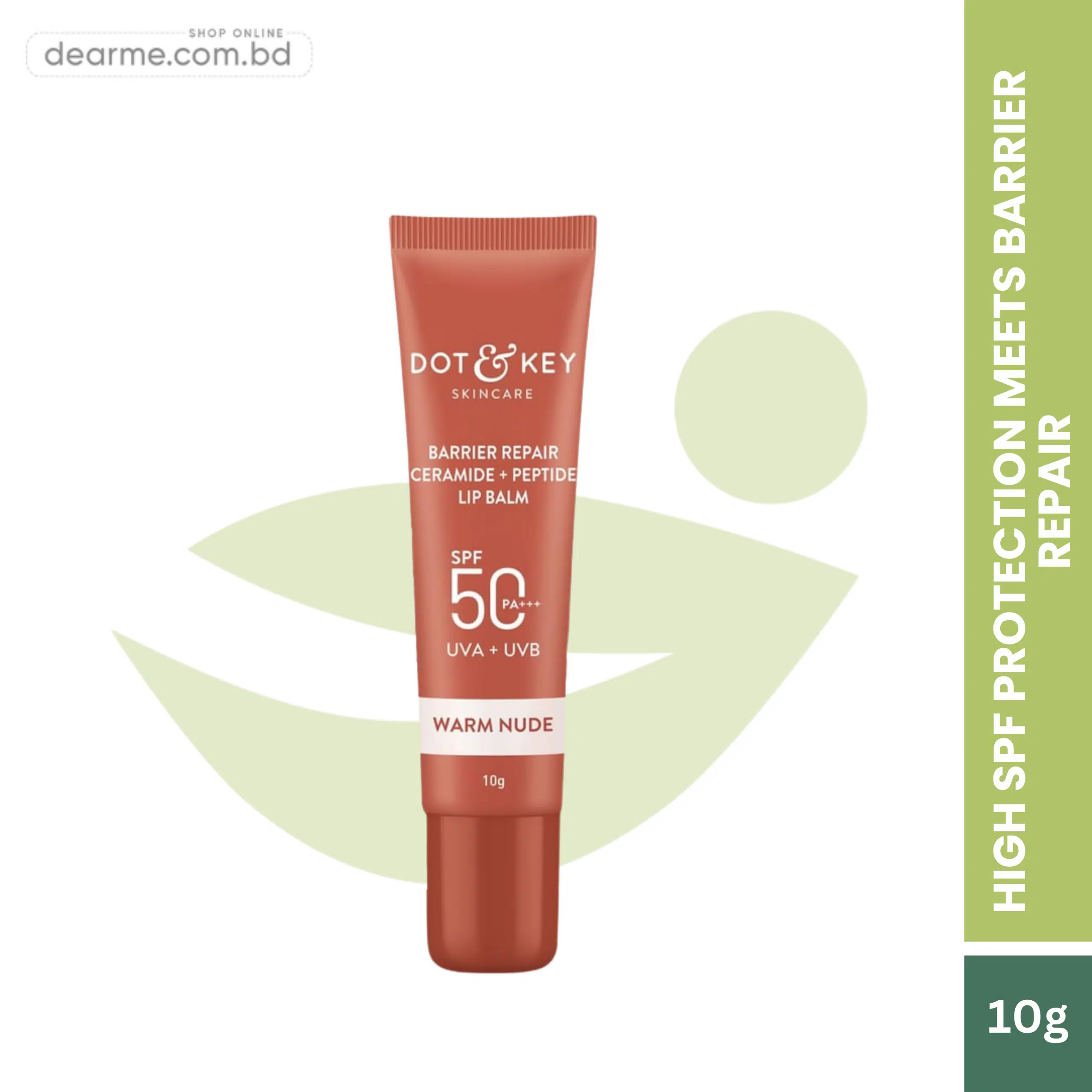 Dot & Key Ceramide & Peptide Barrier Repair Lip Balm Spf 50 (Warm Nude) Dot Key Ceramide Peptide Barrier Repair Lip Balm Spf 50 Warm Nude scaled