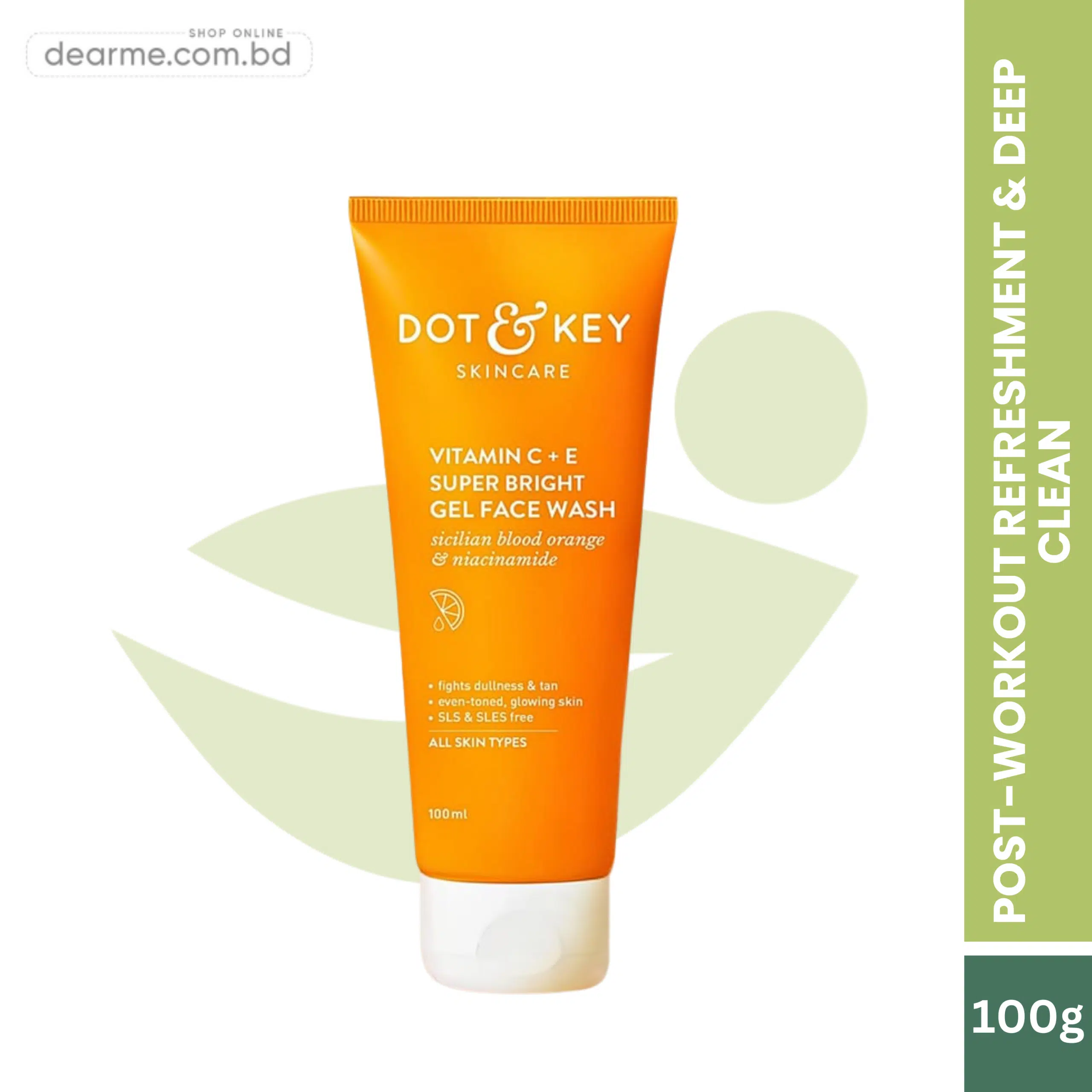 Dot & Key Vitamin C + E Super Bright Gel Face Wash 100ml Dot & Key Vitamin C + E Super Bright Gel Face Wash 100ml