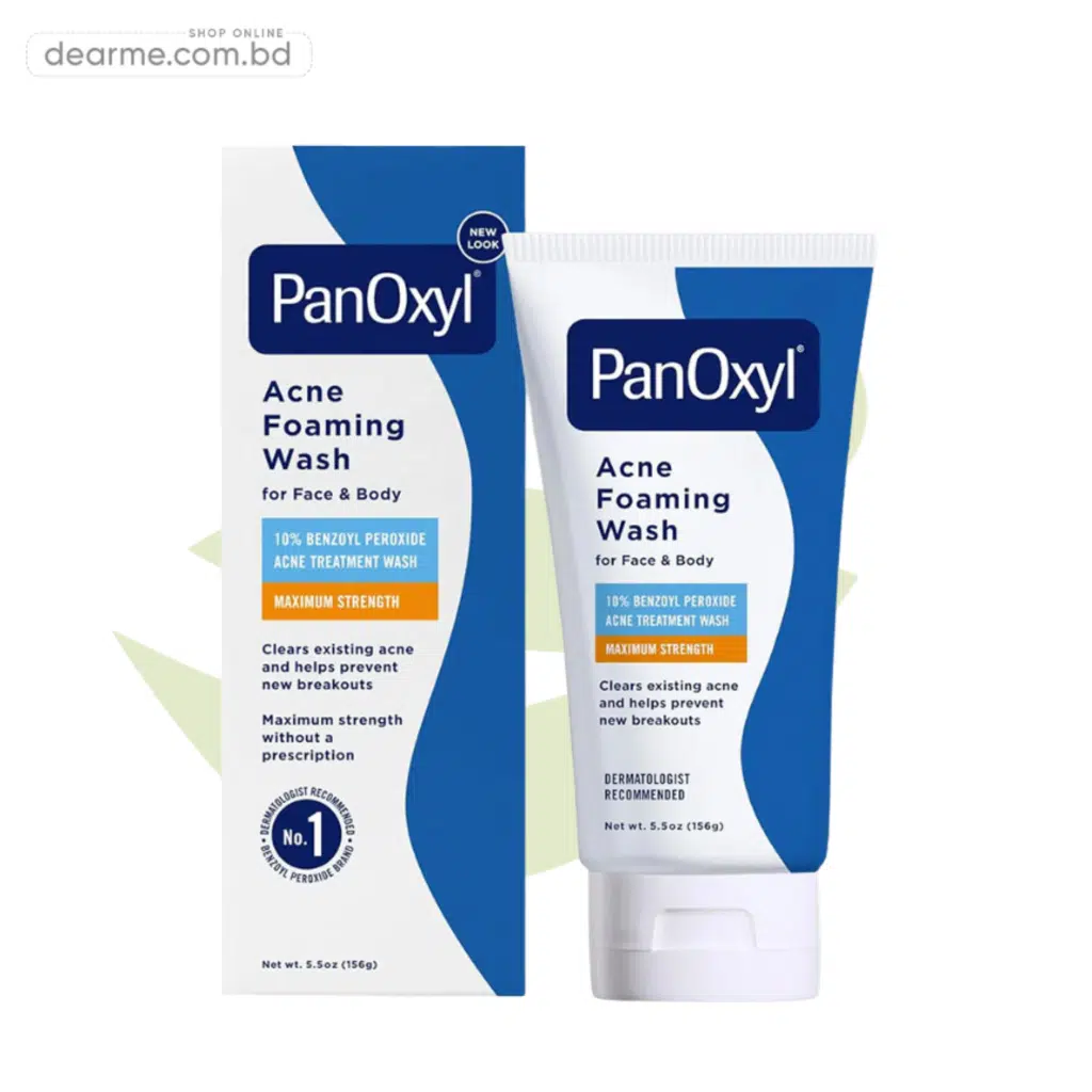 PanOxyl Acne Foaming Wash With Benzoyl Peroxide 10 156gm