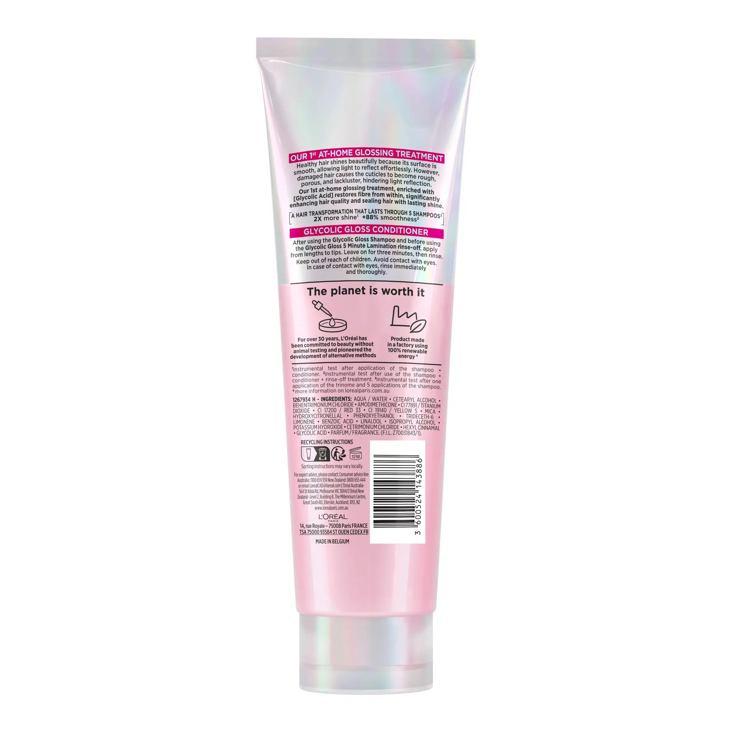 LOreal Paris Elvive Glycolic Gloss Conditioner for Dull Hair 150ml 1