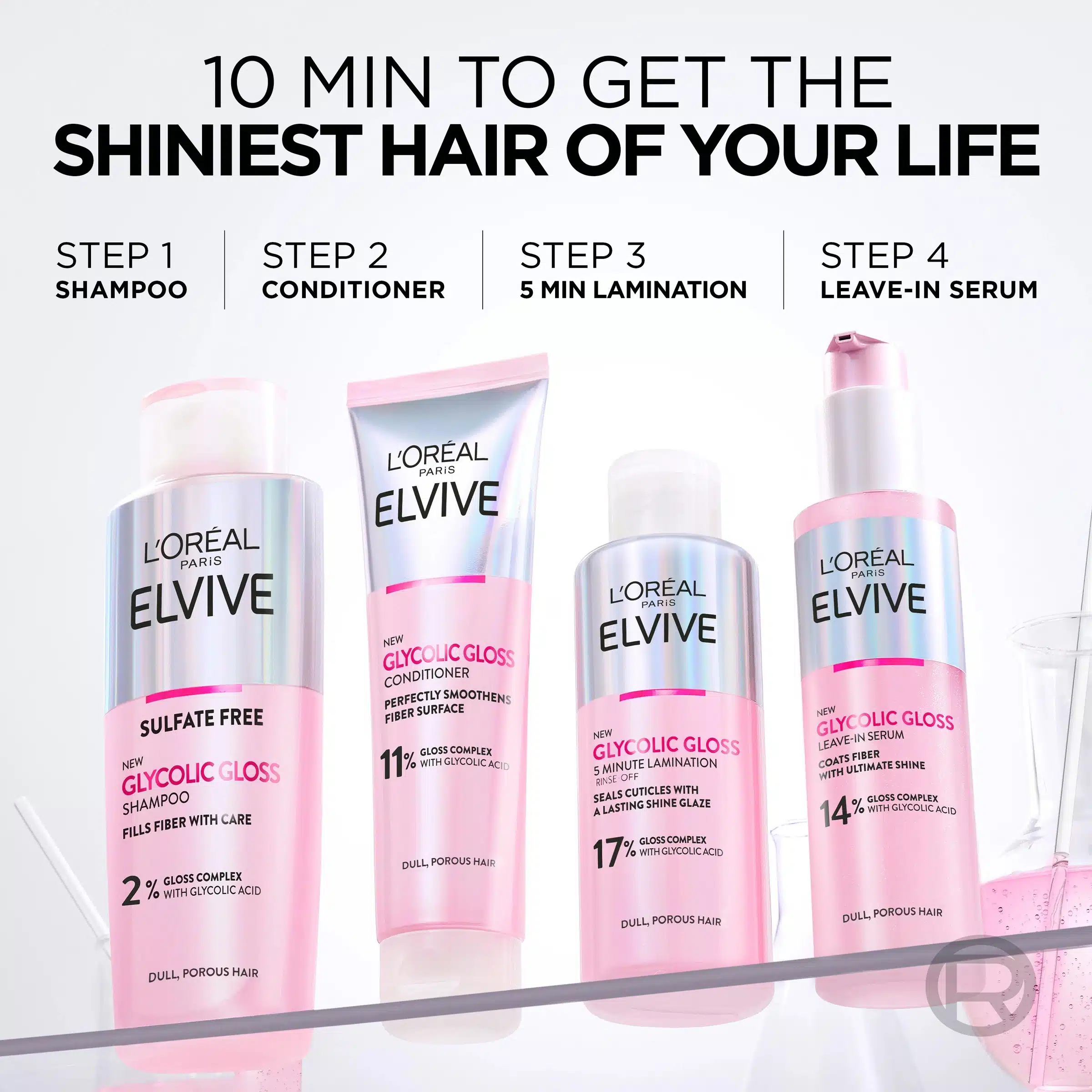 LOreal Paris Elvive Glycolic Gloss Conditioner for Dull Hair 150ml 7