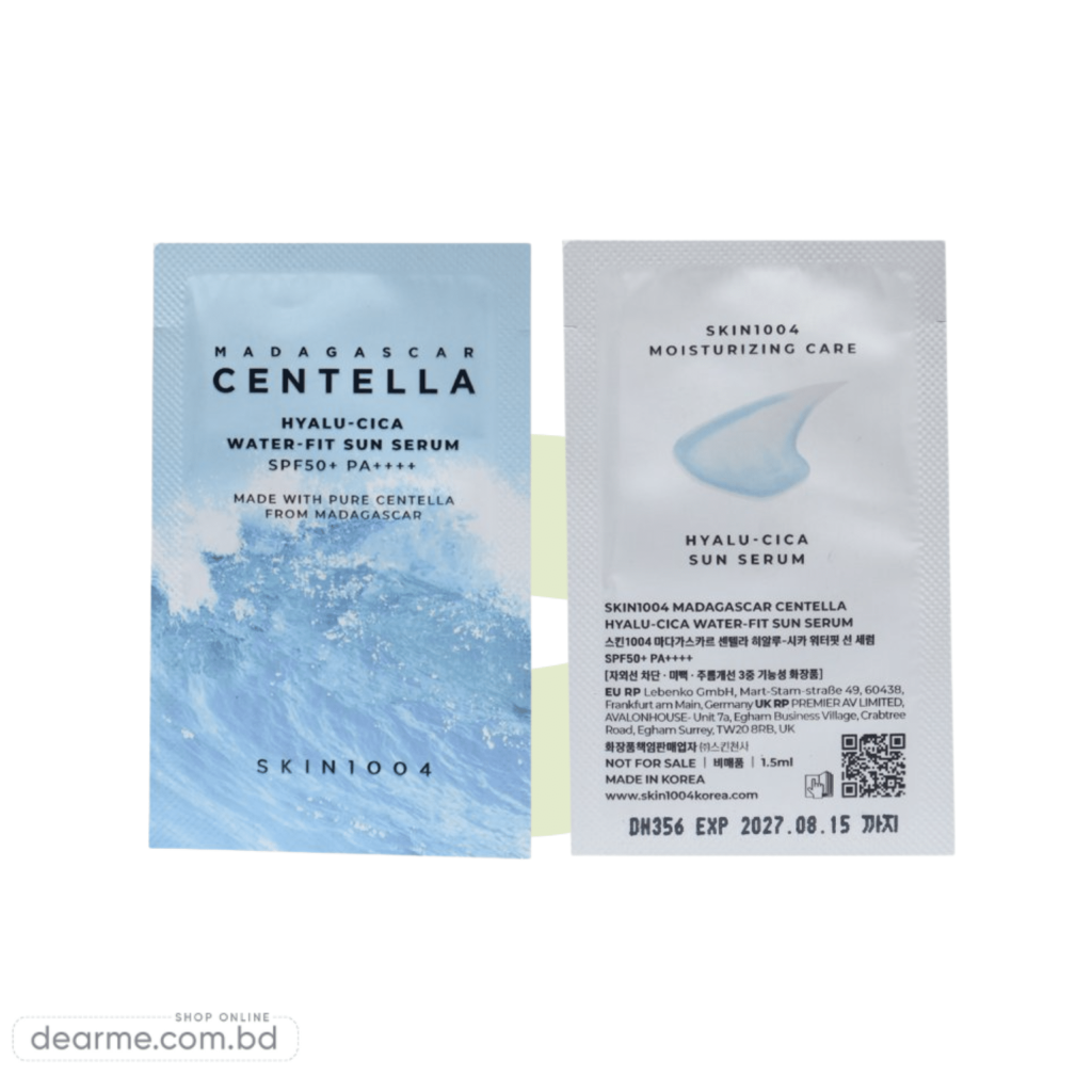 SKIN1004 Madagascar Centella Hyalu-Cica Water-Fit Sun Serum SPF 50+ PA++++ 1.5 ml