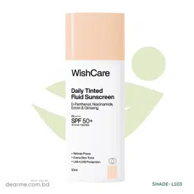 _WishCare Daily Fluid Tinted Sunscreen SPF50 PA++++L103