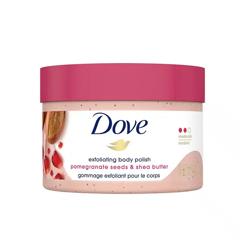 Dove-Exfoliating-Body-Polish-Pomegranate-Seeds-&-Shea-Butter---298gm-5 Dove Exfoliating Body Polish Pomegranate Seeds & Shea Butter - 298gm