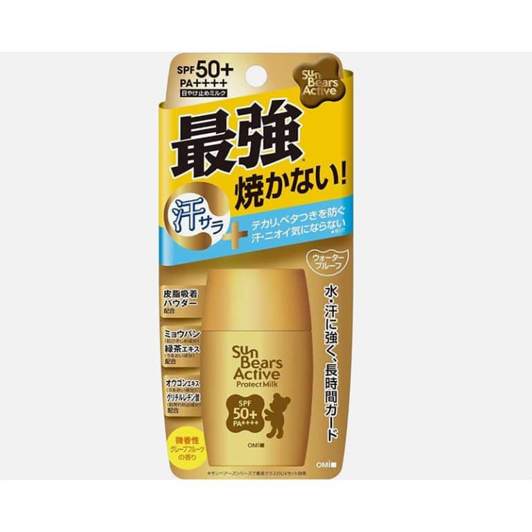 Omi Brotherhood Sun Bears Active Protect Milk Sunscreen SPF 50+ PA++++ 30g