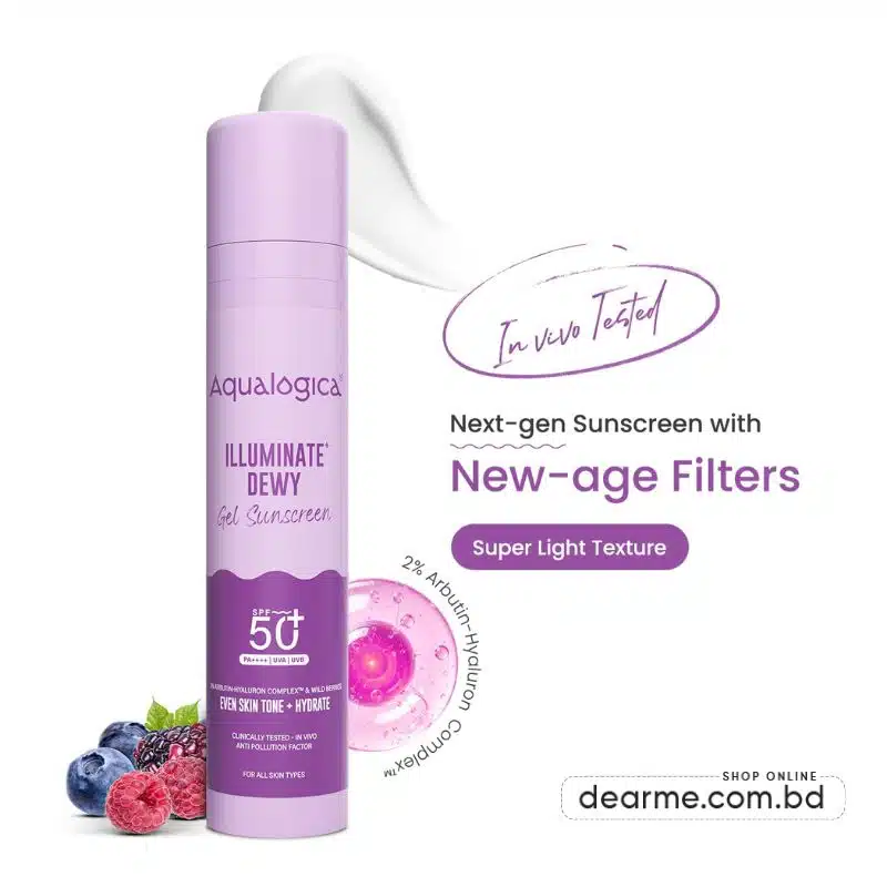 Aqualogica Illuminate Dewy Gel Sunscreen SPF 50 2