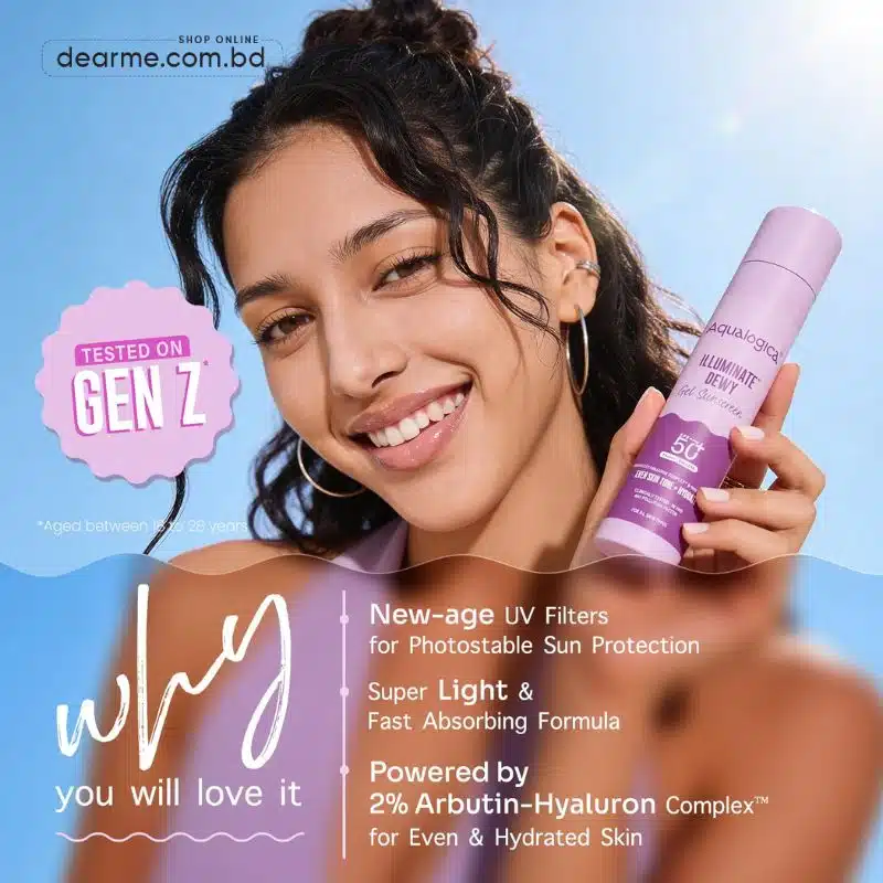 Aqualogica Illuminate Dewy Gel Sunscreen SPF 504
