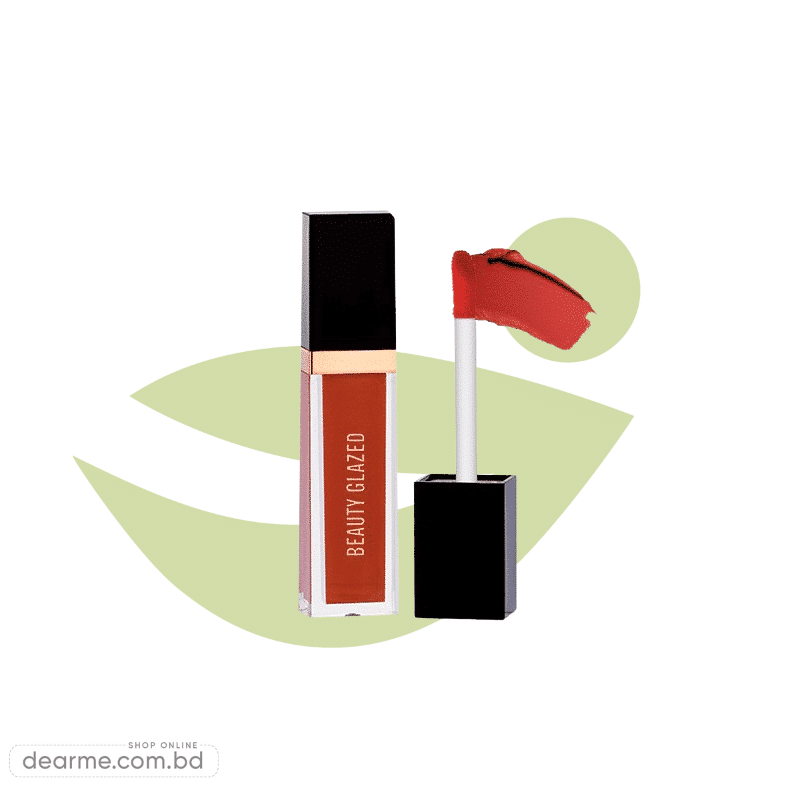 Beauty Glazed Matte Liquid Lipstick - 124 Mocha Brown Beauty Glazed Matte Liquid Lipstick 124 Mocha Brown