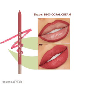 Beauty Glazed Waterproof & Long Lasting Lip Liner - B103 CORAL CREAM