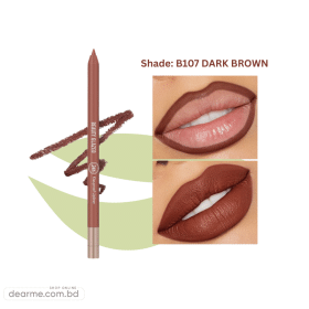 Beauty Glazed Waterproof & Long Lasting Lip Liner - B107 DARK BROWN