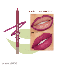 Beauty Glazed Waterproof & Long Lasting Lip Liner - B109 RED WINE