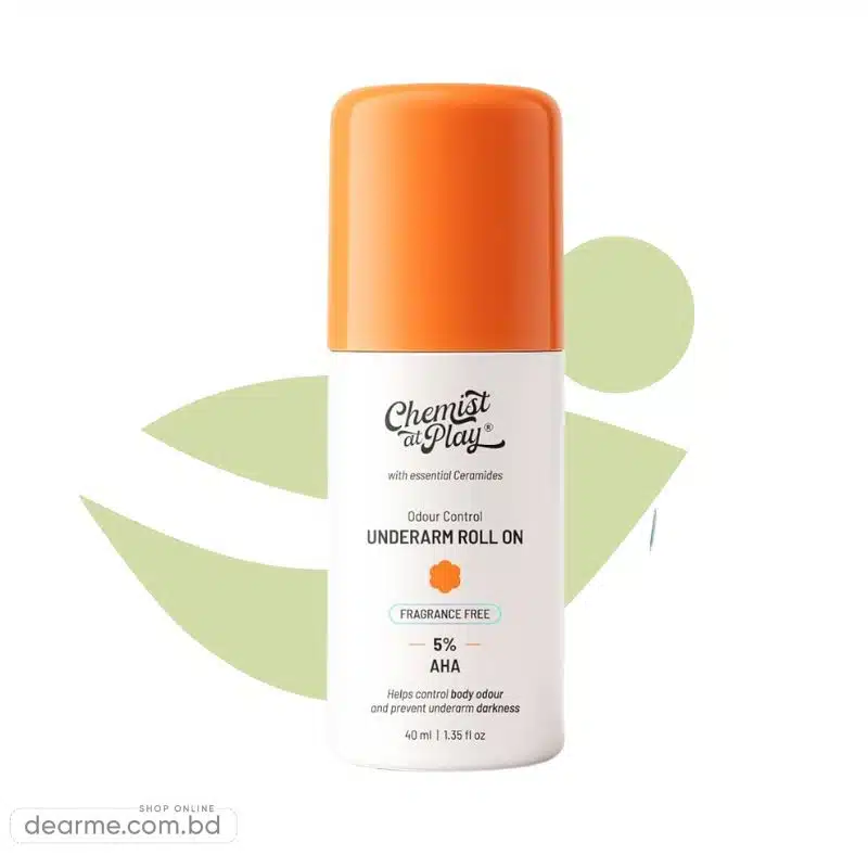 Chemist At Play UnderArm 5% AHA Roll-On (No Fragrance)