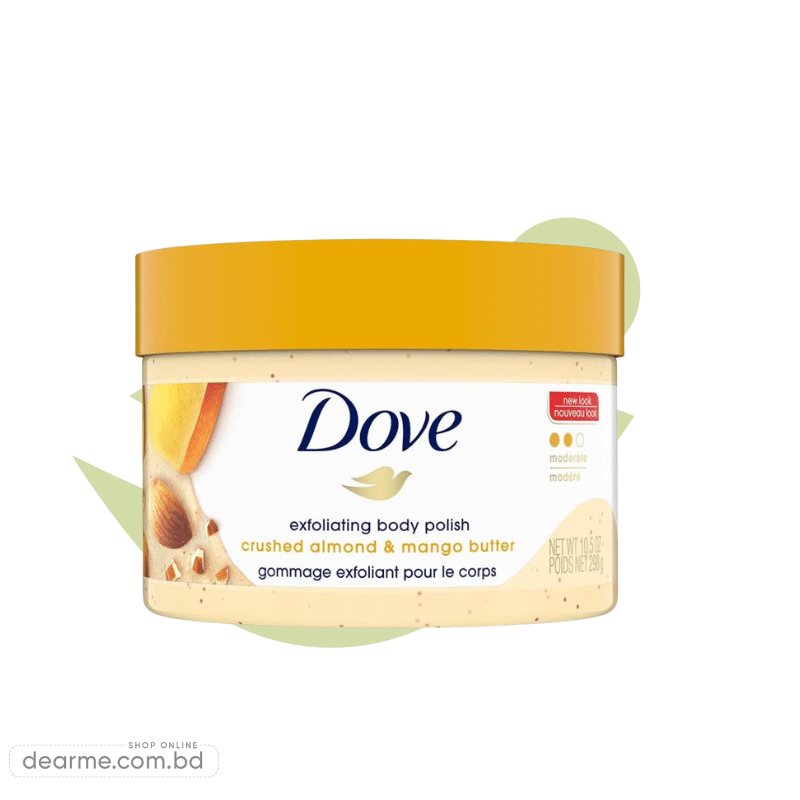 Dove Exfoliating Body Polish Crushed Almond Mango 298gm