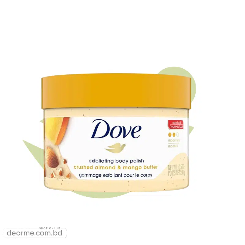 Dove Exfoliating Body Polish Crushed Almond Mango 298gm