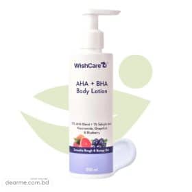 WishCare 10% AHA + 1% BHA Body Lotion - Smooths Rough & Bumpy Skin