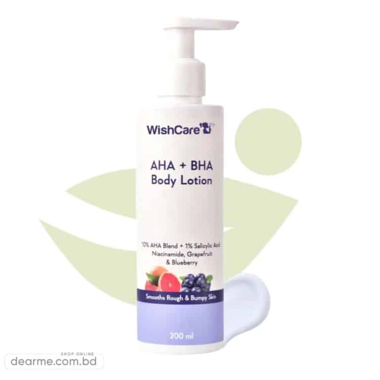 WishCare 10% AHA + 1% BHA Body Lotion - Smooths Rough & Bumpy Skin