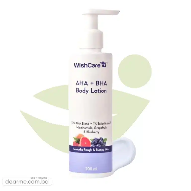 WishCare 10% AHA + 1% BHA Body Lotion - Smooths Rough & Bumpy Skin