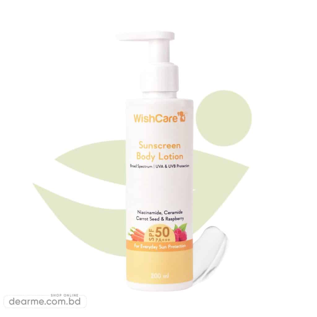 WishCare SPF50 Sunscreen Body Lotion (1)