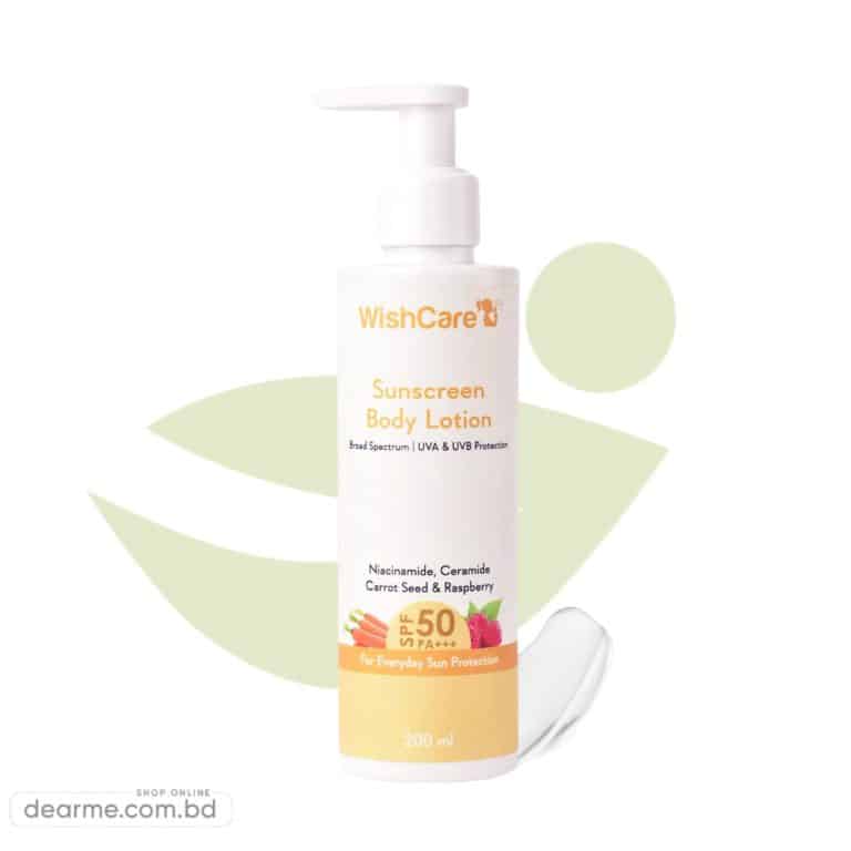 WishCare SPF50 Sunscreen Body Lotion (1)