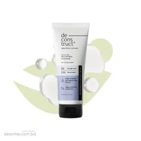 Deconstruct Oil Control Face Wash with 0.5% Salicylic Acid & 1% Niacinamide | Acne & Oil Control for Oily Skin | 100ml
