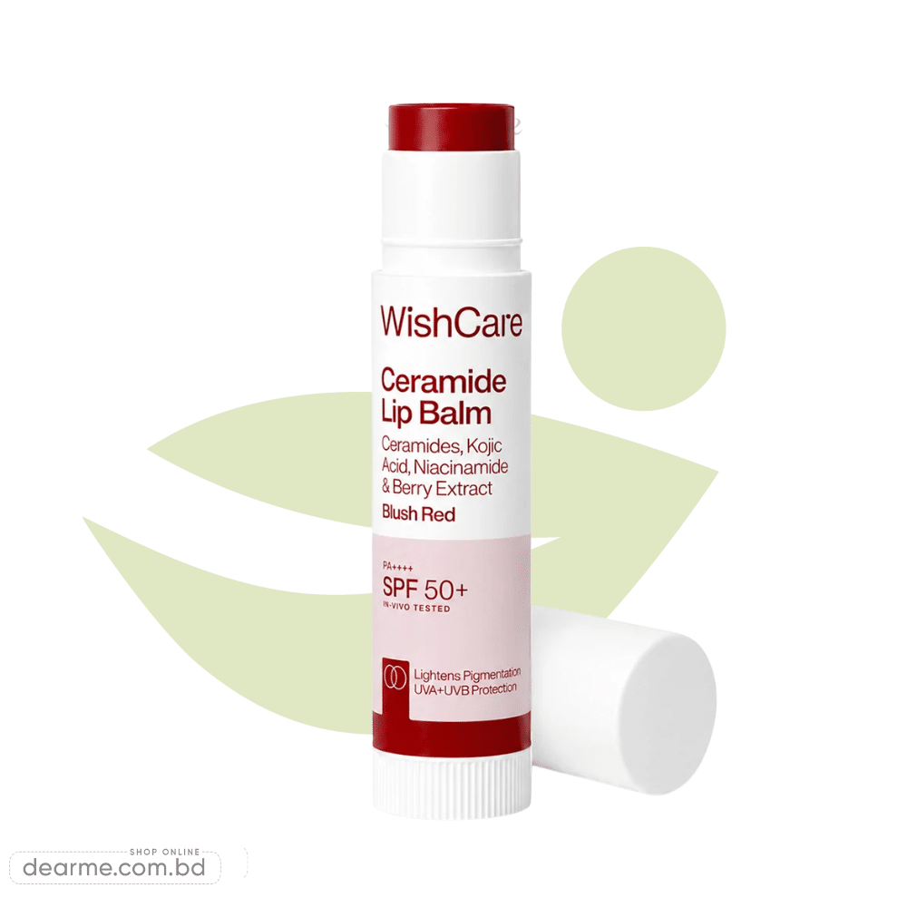 Wishcare Ceramide Lip Balm with SPF 50 PA Blush Red